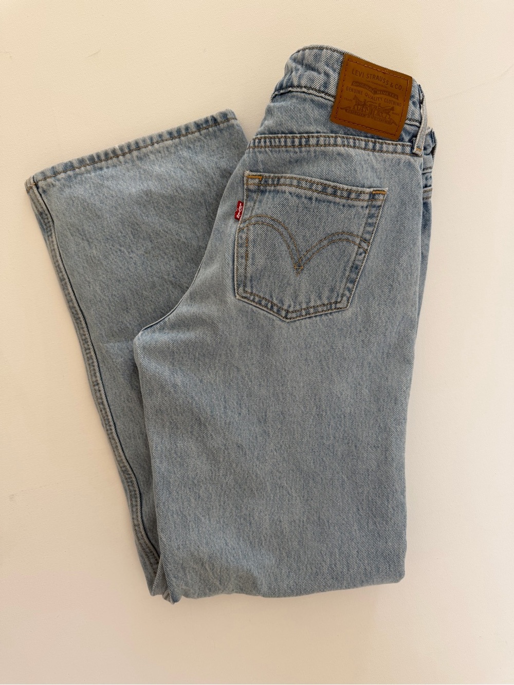 LEVI Strauss Women's Straight Leg Jeans Low Loose Sz 24